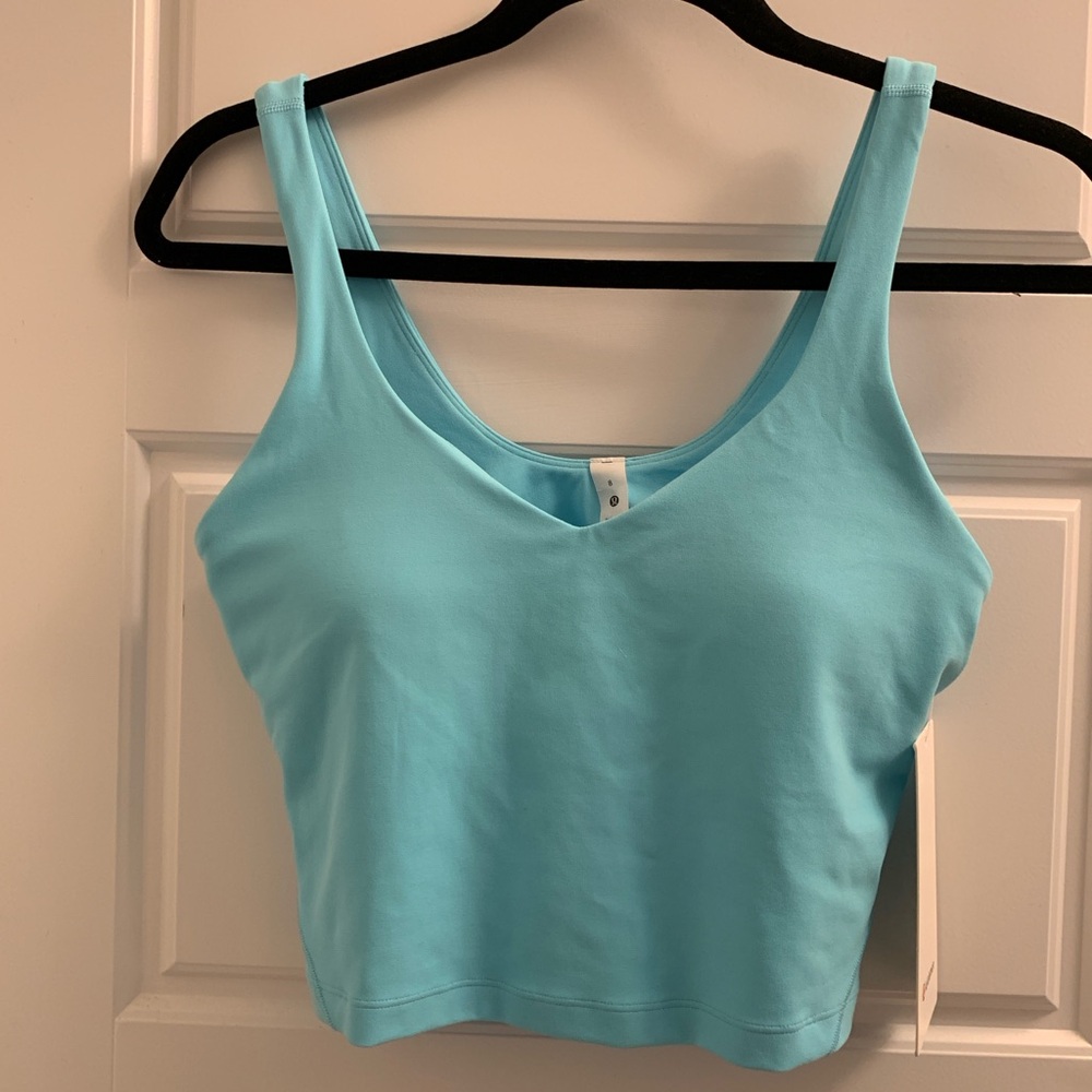 NWT lululemon athletica Light Blue Tank Top